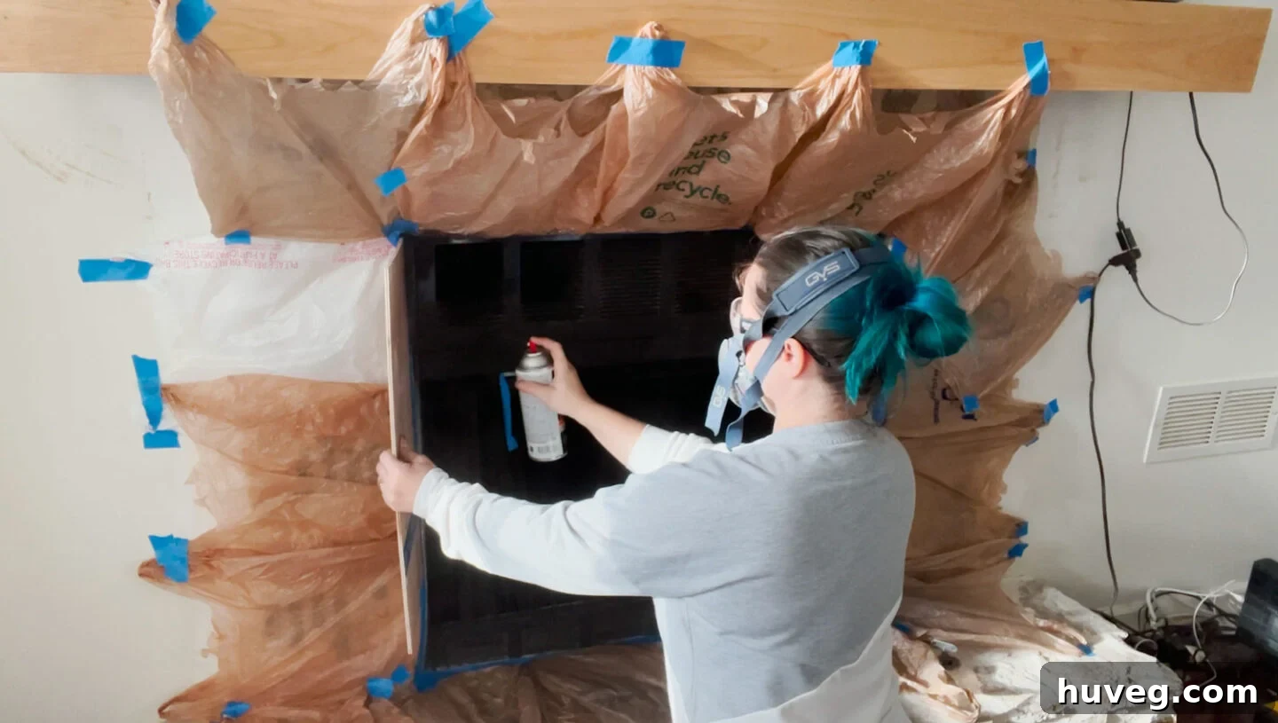 spray-painting-the-firebox