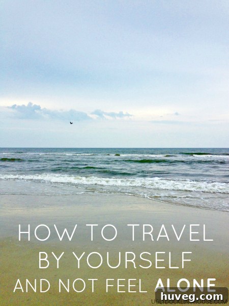 A serene beach view, perfect for reflecting on solo travel