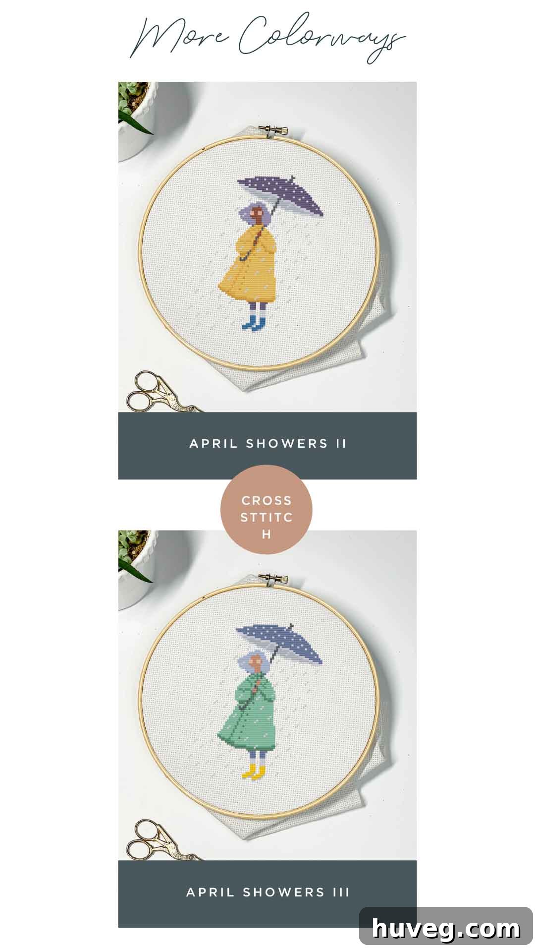 April-Showers-Cross-Stitch-Colorways-II-and-III
