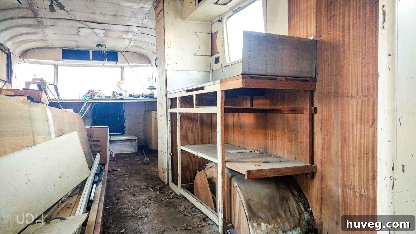 Ruby demo 2020 with part of cabinets torn out