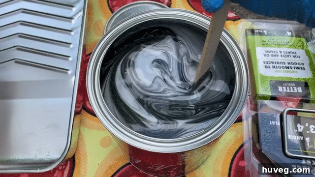 mixing paint