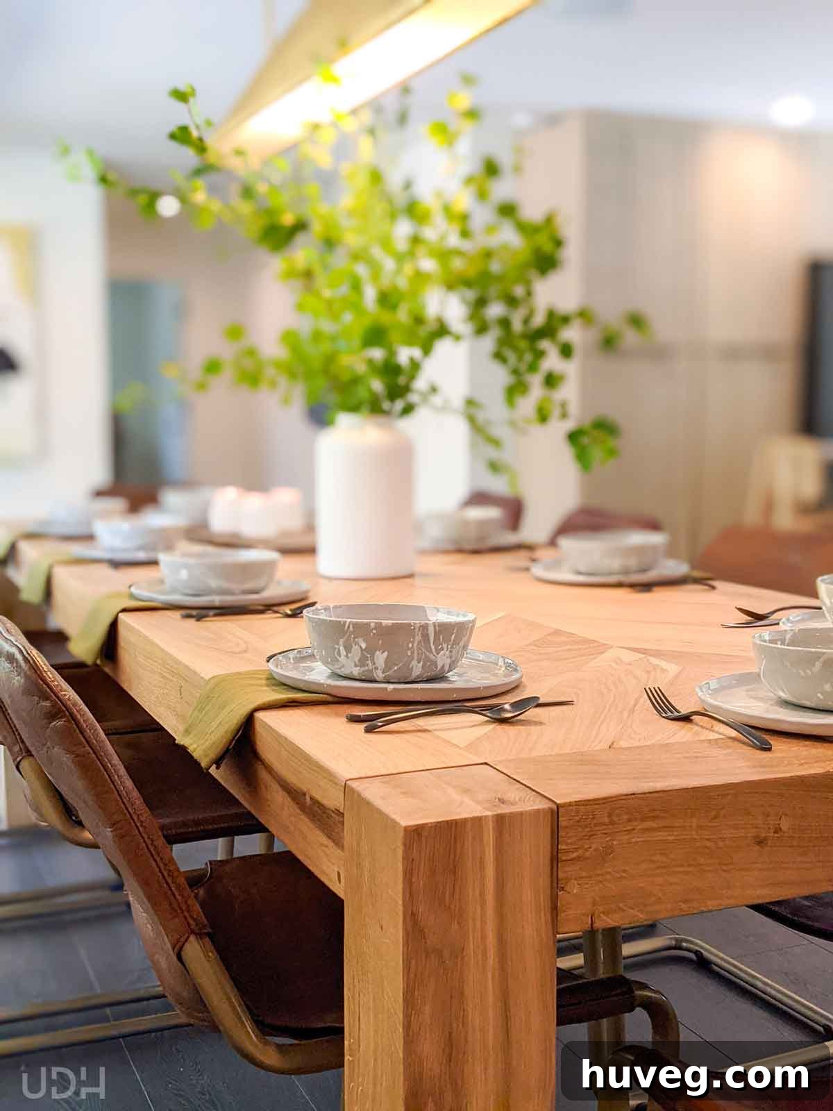 The elegant dining room of the Good Grit Magazine show house, showcasing exquisite interior design.