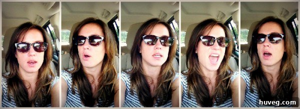 singing in the car fade