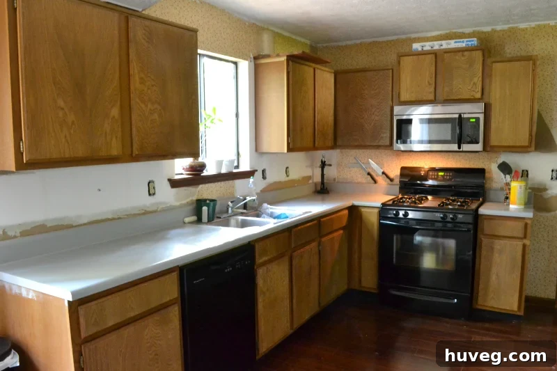 kitchen cabinet prep