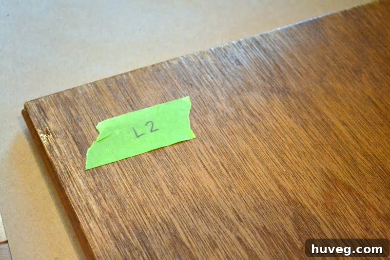 kitchen cabinet prep
