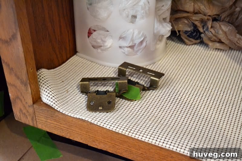kitchen cabinet prep