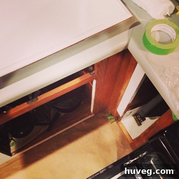 challenging kitchen corner for DIY