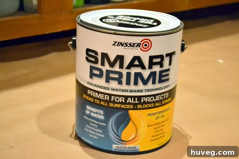 Zinsser Smart Prime for kitchen cabinet painting