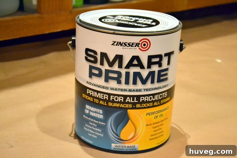 Smart Prime primer, celebrated for its low odor and fast-drying properties