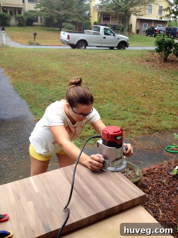 How to Smooth Countertop Edges with a Router