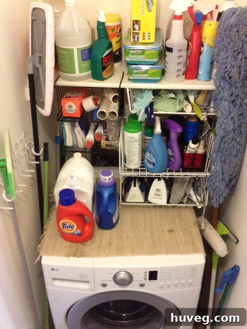 Heidi laundry room before makeover