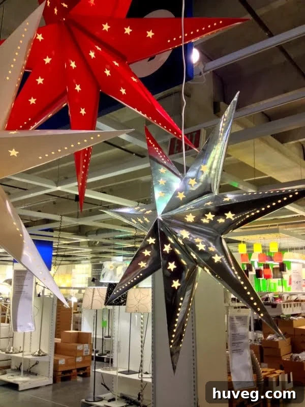 IKEA store interior showing home decor displays