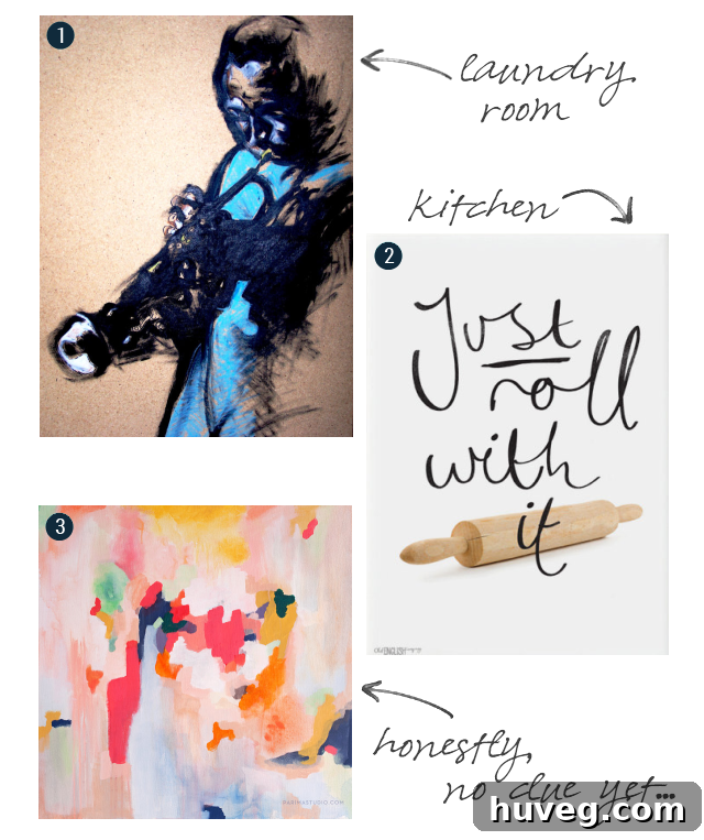 Colorful abstract art print popping against a neutral wall, demonstrating the impact of Etsy wall art on modern home decor.