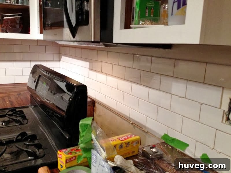Kitchen Backsplash Tile - Addressing Imperfections