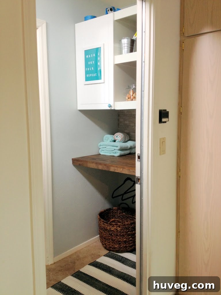 Sneak peek of a new room transformation after a DIY makeover