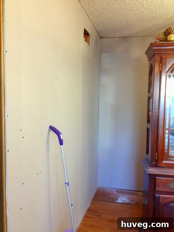 Drywall over paneling - Tools and supplies