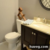 guest bathroom after renovation