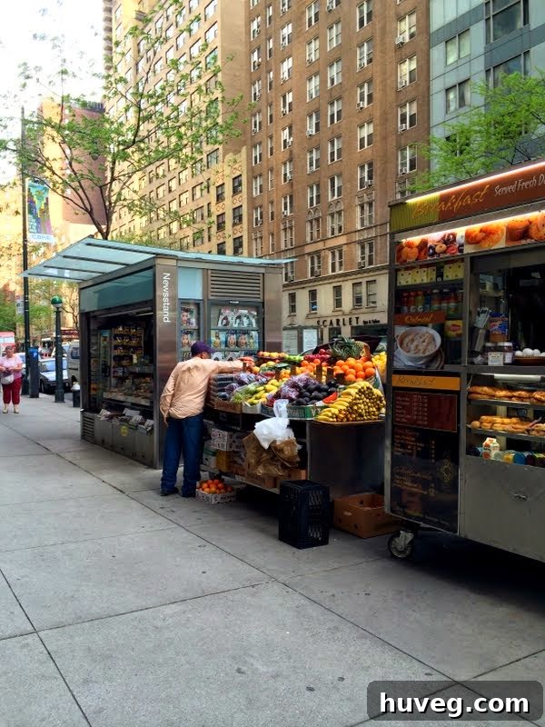 Food trucks in New York City, diverse culinary scene