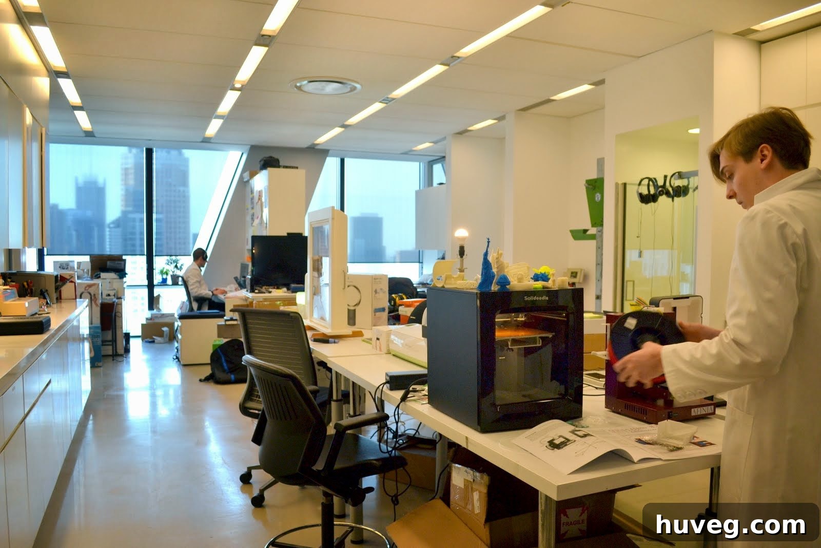 Scientists at work in Good Housekeeping Research Institute