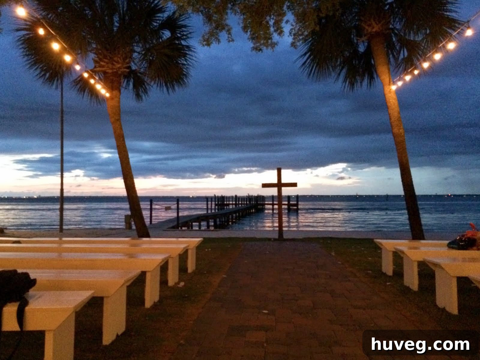 Guests enjoying the sunset at Destin Bay House