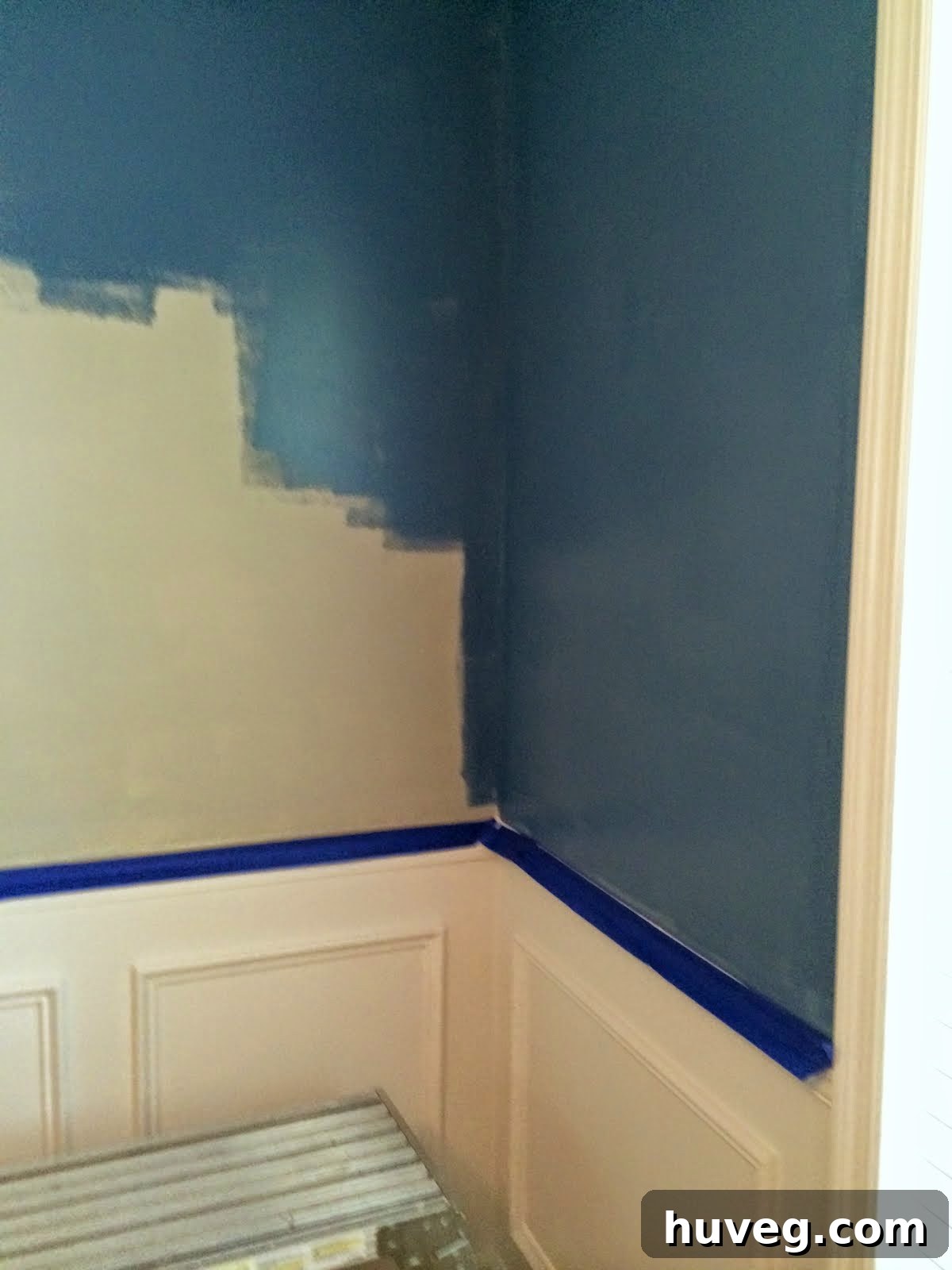 Dining room painting in progress