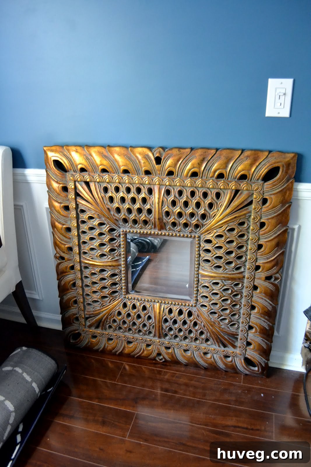 Statement copper mirror