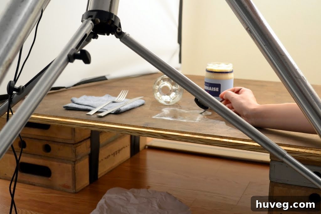 Painting on the "water" stain