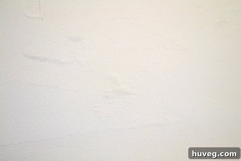 skim coating bubbles