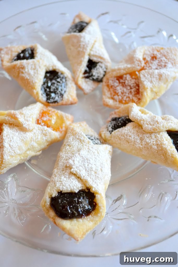 Homemade Polish kolaches, a traditional sweet holiday pastry, baked to golden perfection.