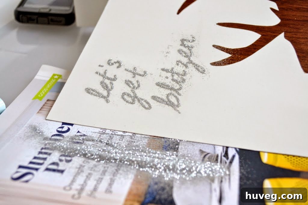 Let's Get Blitzen - Christmas DIY Reindeer Art