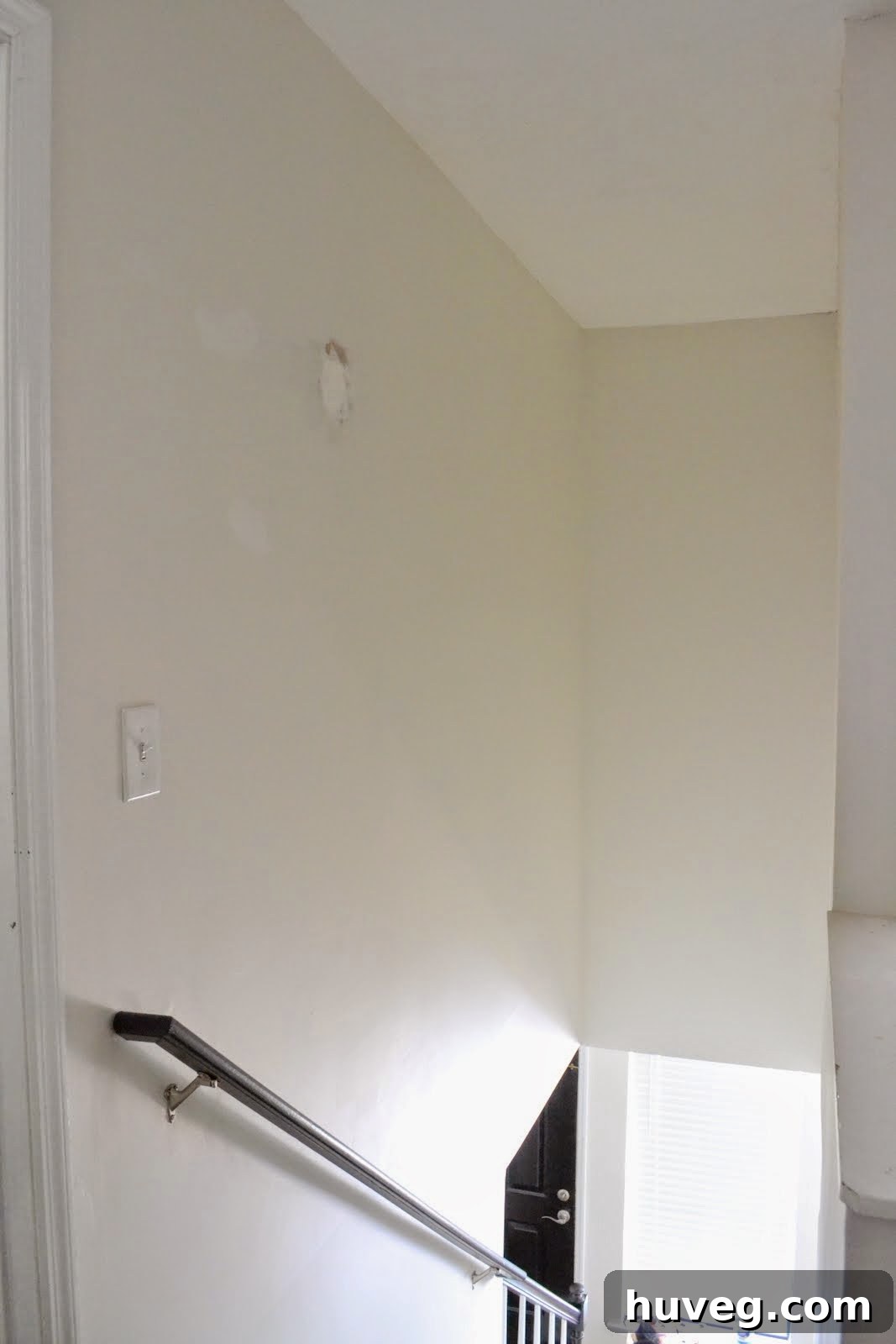 Upstairs hallway painting project