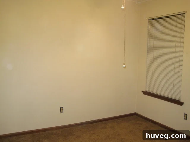 Empty room awaiting transformation
