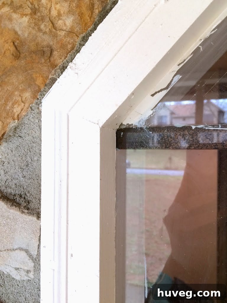 Demonstration of using a glass scraper at an angle
