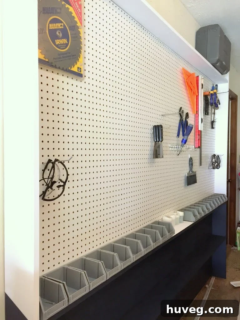 Finished installation and ready for loading up tools and supplies