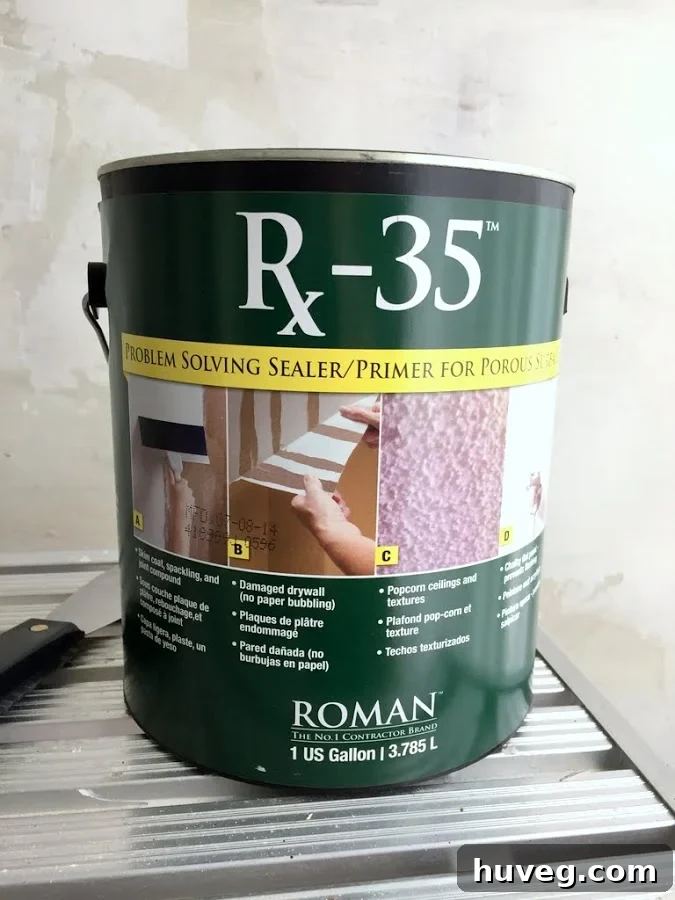 How to Seal Damaged Drywall with RX-35 Sealer/Primer