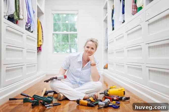 Sandra of Sawdust Girl, a formidable DIY builder