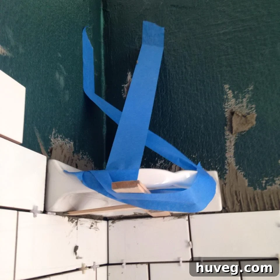 Kit's ingenious solution for tile cutting