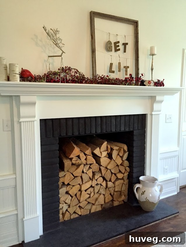 Year-round Christmas decor at Kit's farm