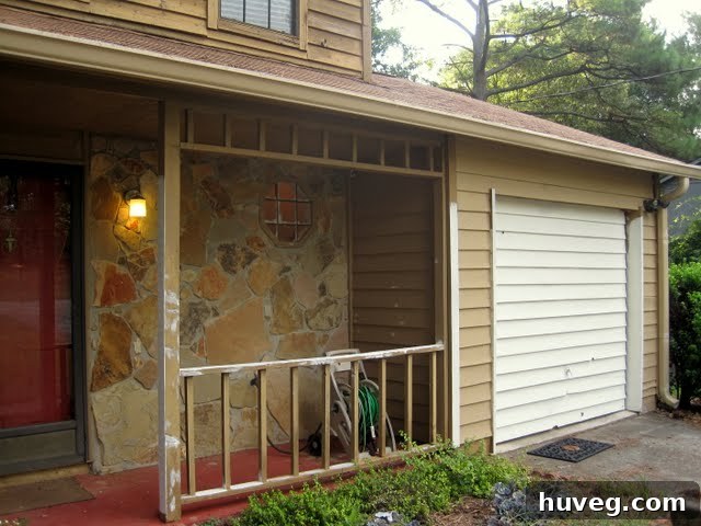 Faded and Damaged Exterior Siding Before Renovation