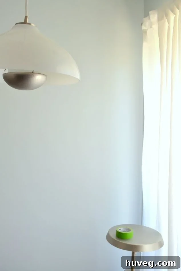 A new kitchen light fixture, described as 'not bad... but not great, either.'