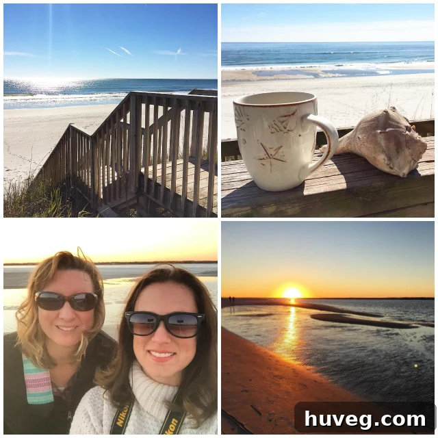 Topsail Beach 2015: Scenic view of the North Carolina coastline with calm waves and clear skies, symbolizing a peaceful retreat.