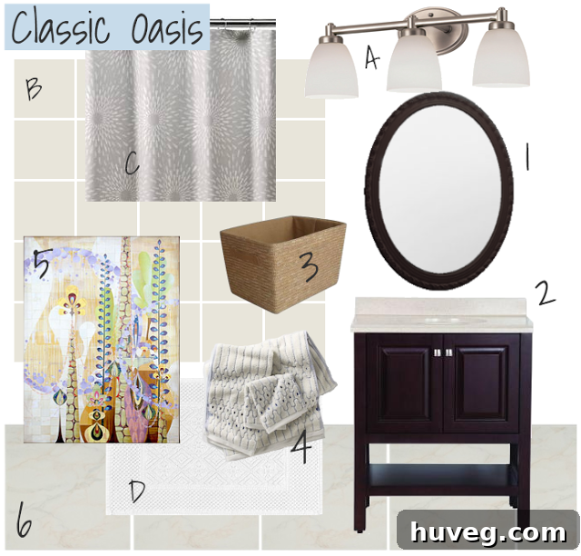 Primary Bathroom Design Mood Board