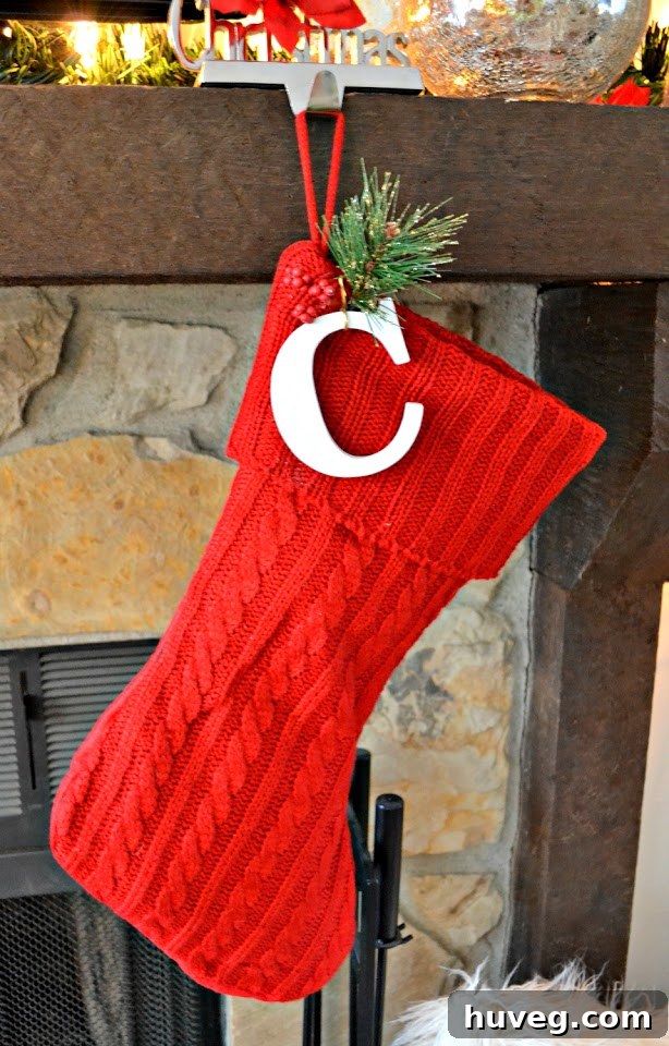 Personalized Christmas Stocking for Charlie