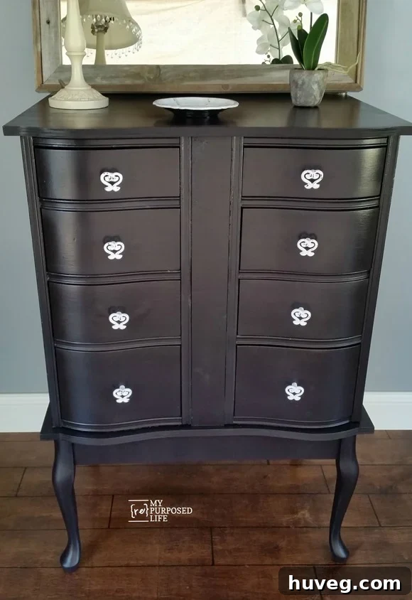 A creatively repurposed dressing table transformed into a desk by My Repurposed Life, showcasing upcycling ingenuity.