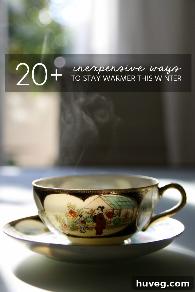 20 ways to keep the house warmer this winter
