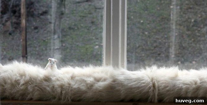 fur draft stopper