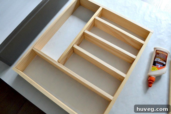 silverware drawer organizer dry fit