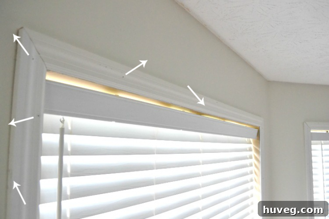 nailing technique for window trim