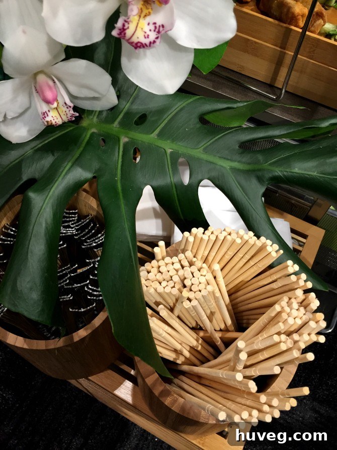 chopsticks and utensils entertaining ideas