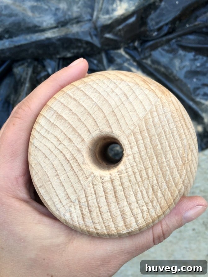 hole through bun foot